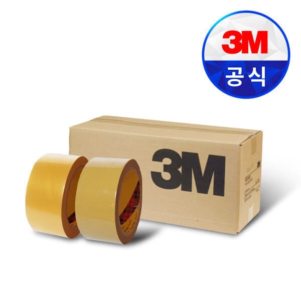 3M공식인증 3M 박스테이프 372KS 투명 황색 48mm x 40m 50EA - 최저가 60,510원