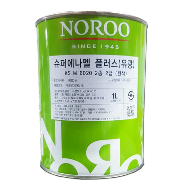 페인트 노루페인트 슈퍼에나멜 1L 백색 유성페인트
