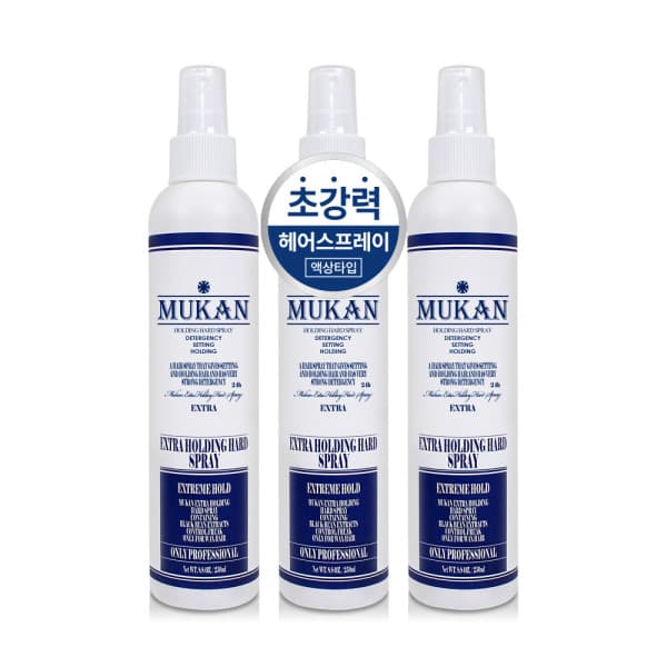 무칸 무칸 엑스트라 홀딩 하드 스프레이 250ml X 3개 - 최저가 33,900원