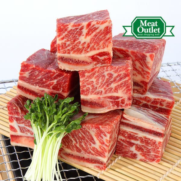 meatoutlet 미트아울렛 냉동 찜갈비 초이스 미국 1000g 지방제거
