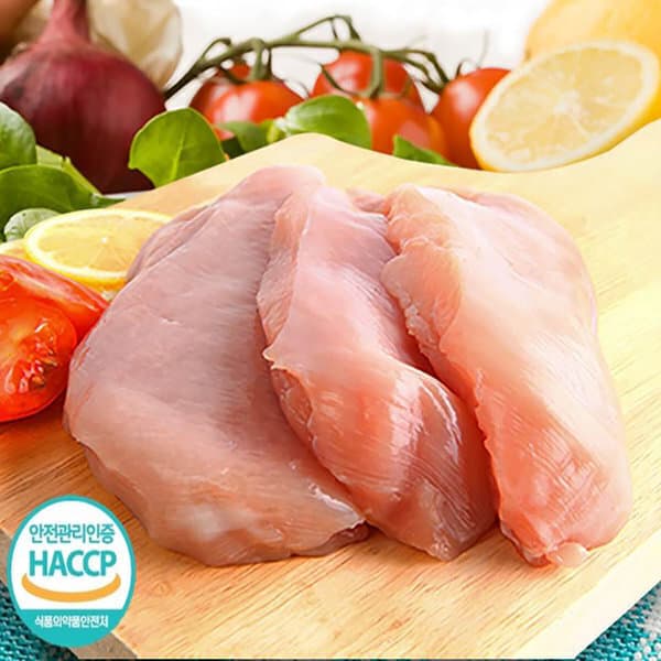 치킨셰프 국내산 냉동 닭가슴살 10kg (1kg×10팩)