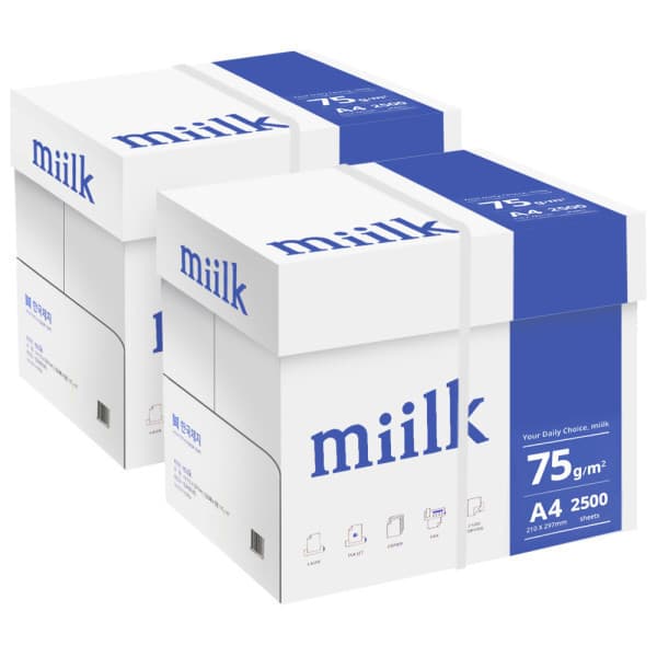 엑소 밀크 A4 복사용지 75g 2BOX