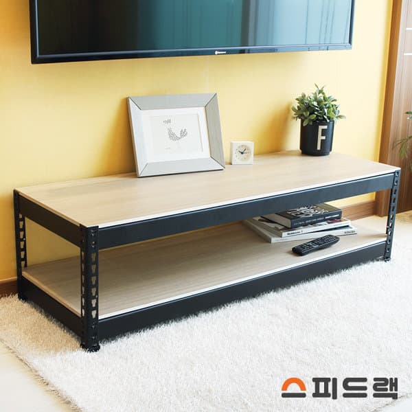 제네스몰 스피드랙 철제 TV거실장 티비다이 거실선반장 와이드 - 최저가 56,900원
