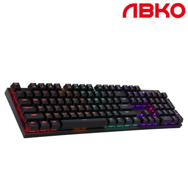 대한민국1번가 K640 LED 게이밍 기계식 키보드 적축 블랙
