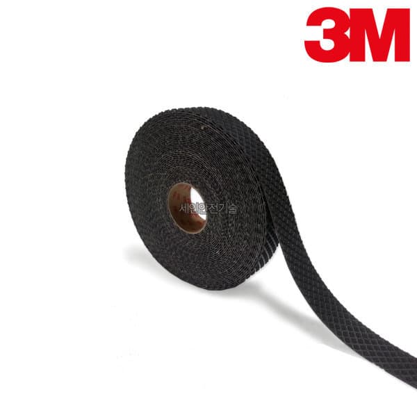 세인안전기술 강력접착 미끄럼방지테이프 L385 검정 50mmX5m