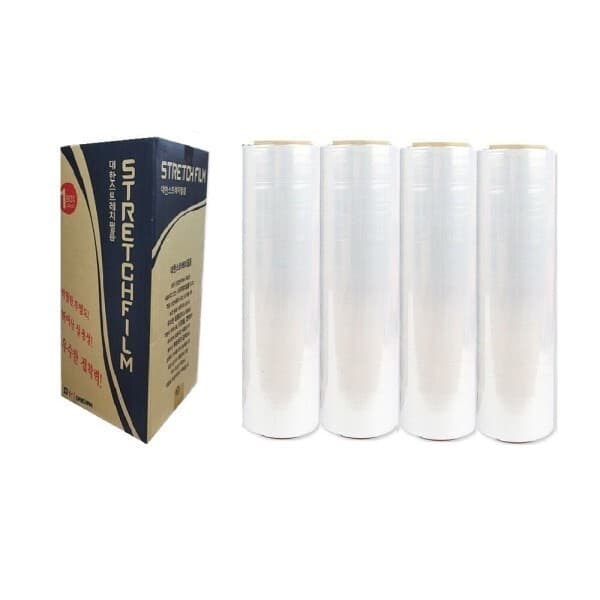 대한테이프 대한 스트레치필름 공업용 15mic 4롤 - 최저가 40,000원