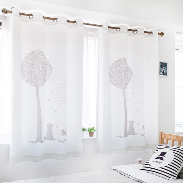 일루션KJB 뉴파인화이트암막커튼 260x170cm - 최저가 42,900원