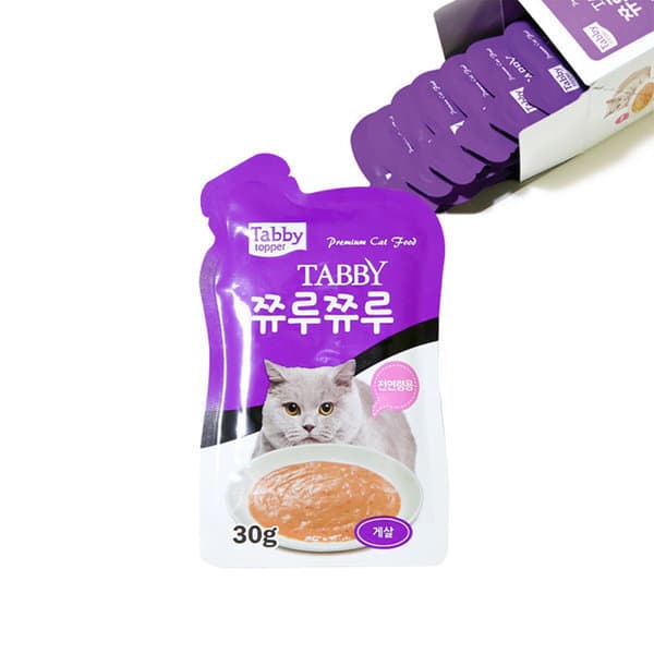 국민펫샵 쮸루쮸루 게살 30g x 48개
