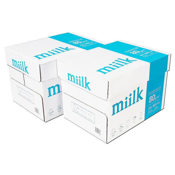 오피스하나 밀크 A4 복사용지 80g 2000매 2박스
