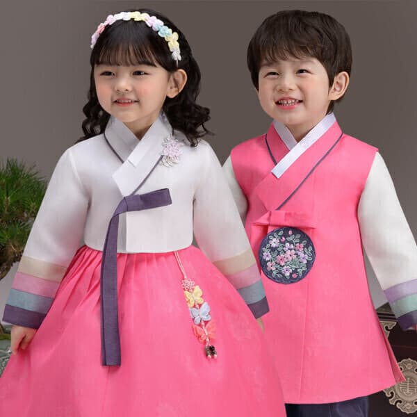 더예한복 더예한복 유아 아동한복 돌