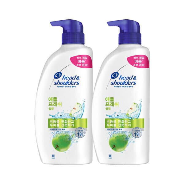 피앤지샵 헤드앤숄더 애플프래쉬 샴푸 850ml 2개