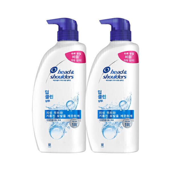 피앤지샵 헤드앤숄더 딥클린 샴푸 850ml 2개 - 최저가 27,000원