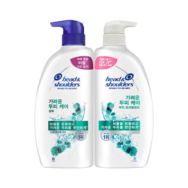 피앤지샵 헤드앤숄더 가려운두피 샴푸 850ml + 트리트먼트 850ml - 최저가 27,000원