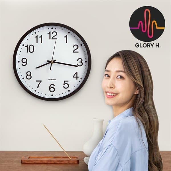 굿즈트리 무소음 원형벽시계 모던 - 최저가 13,110원