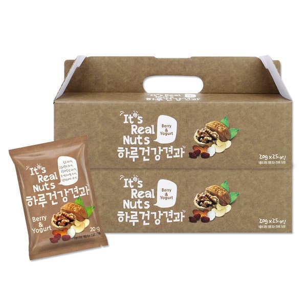 리코팩토리 하루건강견과 베리앤요거트 2박스 50봉