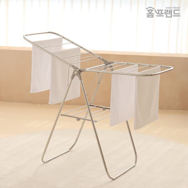 홈프랜드0 미니 스테인레스 Y형 빨래건조대