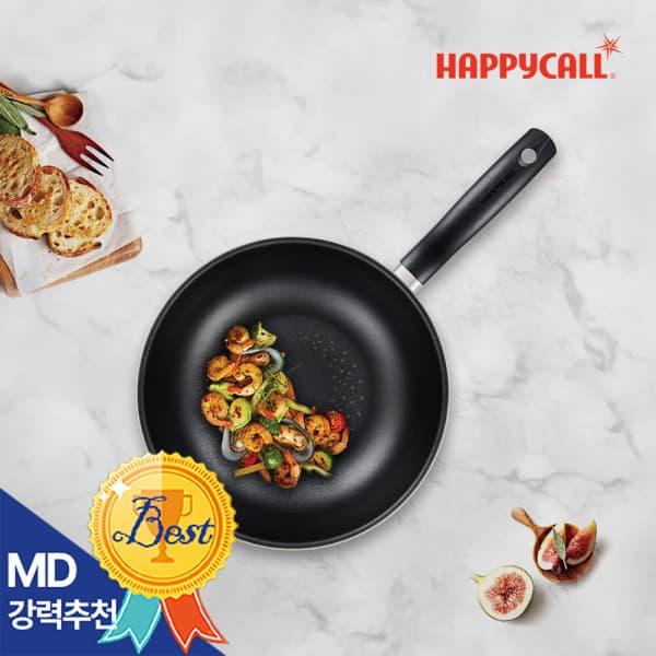 해피콜공식인증판매점 해피콜 올 뉴 컴포트 다이아몬드 IH 인덕션 궁중팬 28cm - 최저가 34,530원