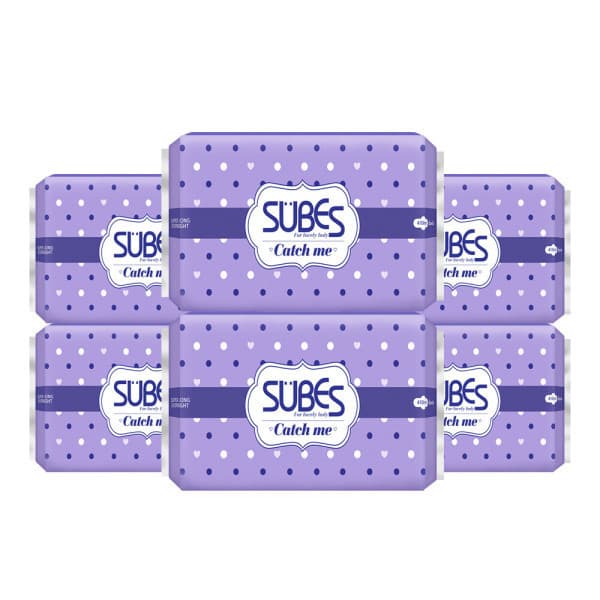이오스트 슈베스 생리대 캐치미 슬림 슈퍼롱 오버나이트 6P x6팩