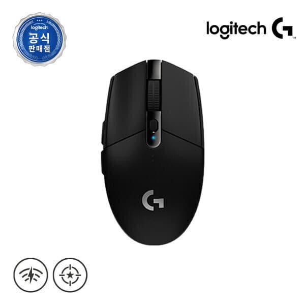 로지텍G공식스토어 로지텍 G304 LIGHTSPEED 무선 게이밍 마우스 블랙 - 최저가 52,150원