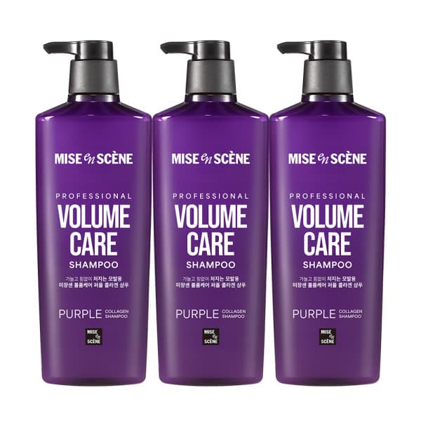 아모레퍼시픽바디헤어 미쟝센 볼륨케어 퍼플콜라겐 샴푸 680ml 3개 - 최저가 33,000원