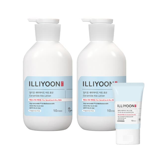 아모레퍼시픽바디헤어 일리윤 세라마이드 아토로션 564ml 2개 + 수딩젤30ml