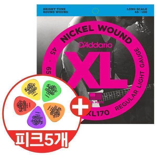오디션기타 D'Addario 다다리오 베이스기타줄 EXL170 045-100 - 최저가 42,980원