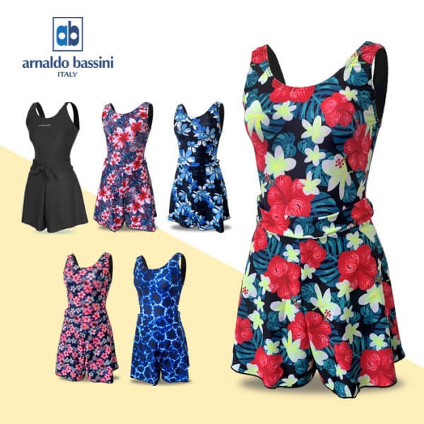 아날도바시니수영복 Annalobassini Women's One-Piece Swimsuit Plus Size