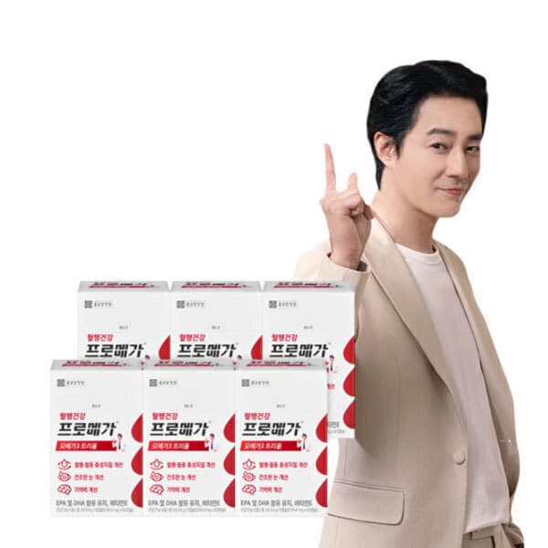 종근당건강스타배송 프로메가 오메가3 트리플 장용성 6박스 6개월분