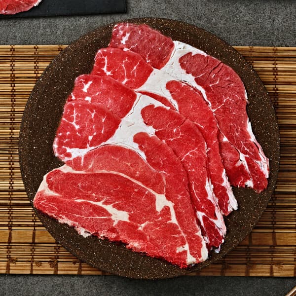 누리푸드 청정우 등심 목심 샤브샤브 1kg