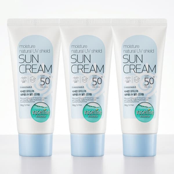 COSMATE 바세린 UV 썬크림 SPF50+ PA++++ 60ml 3개