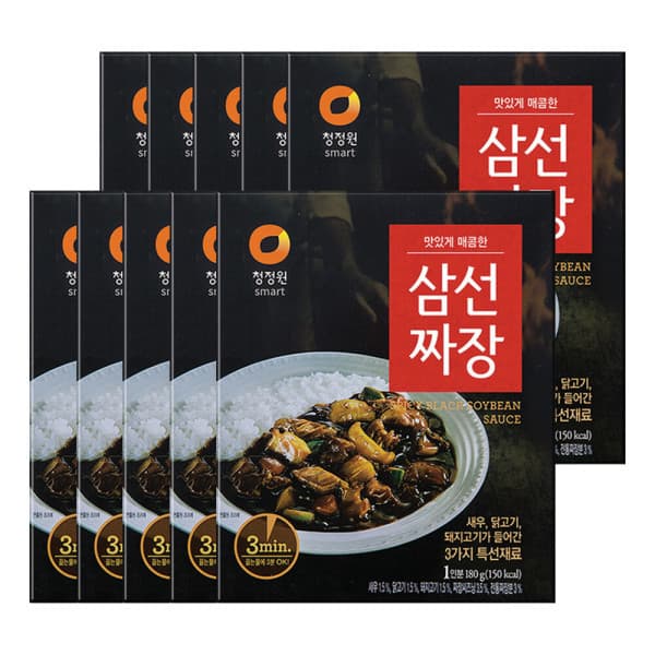 대상청정원-스타배송 청정원 삼선짜장 180gX10개 - 최저가 25,000원