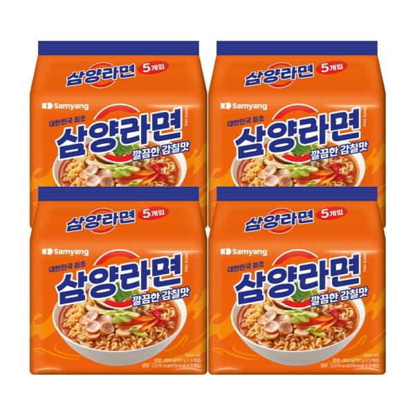 삼양식품스타배송 삼양 삼양라면 20입(5입x4개)