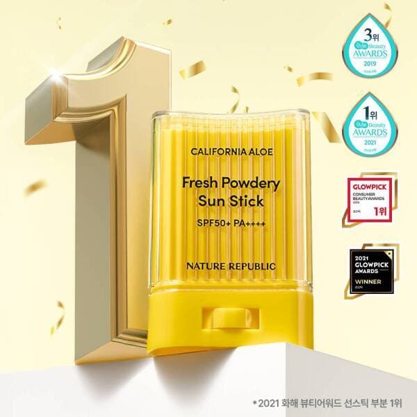 네이처리퍼블릭(본사) 캘리포니아 알로에 보송 선스틱 SPF50+PA++++