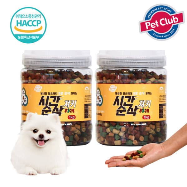 펫클럽 시간순삭져키 1kg 1+1 (총 2kg) - 최저가 17,900원