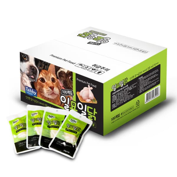 국민펫샵 일묘일닭 22g x 100개 닭가슴살