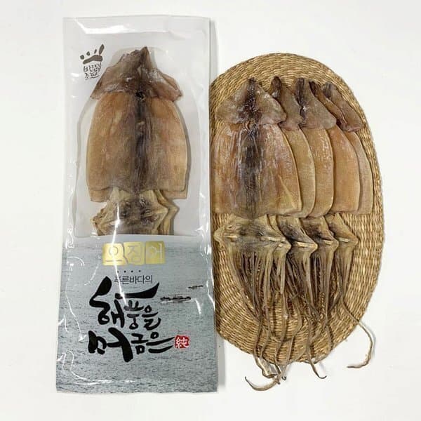 울돌목물산 울돌목 동해안 마른 오징어 大 5미(380g 내외) 국내산
