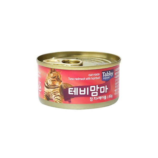 국민펫샵 테비맘마 참치 헤어볼 80g 24개