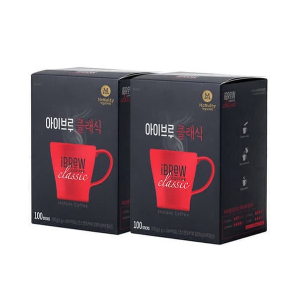 맥널티-스타배송 아이브루 클래식 커피 100T+100T