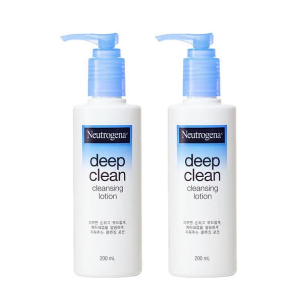 켄뷰 뉴트로지나 딥클린 클렌징 로션 200ml 2개