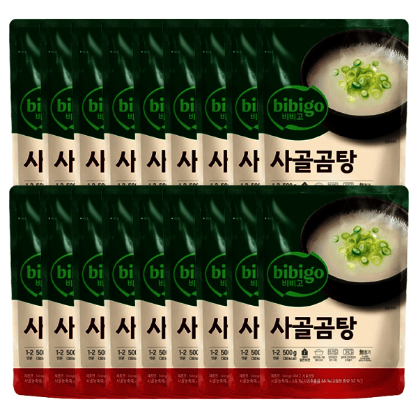 CJ제일제당-스타배송 비비고 사골곰탕 500g 18개