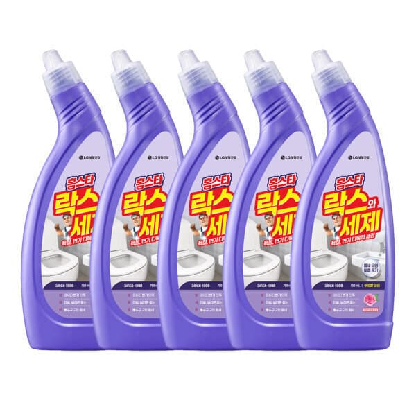 LG생활건강-스타배송 홈스타 락스와세제 후로랄파인 750ML 5개