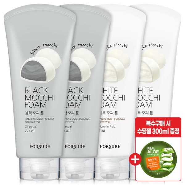 스마트세이지 쫀쫀한 모찌 폼클렌징 220ml 4개 - 최저가 12,700원