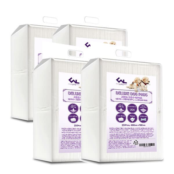 씨엔앨몰 (CNL LIFE) 프리미엄 고흡수 애견패드 80g 25매X4팩