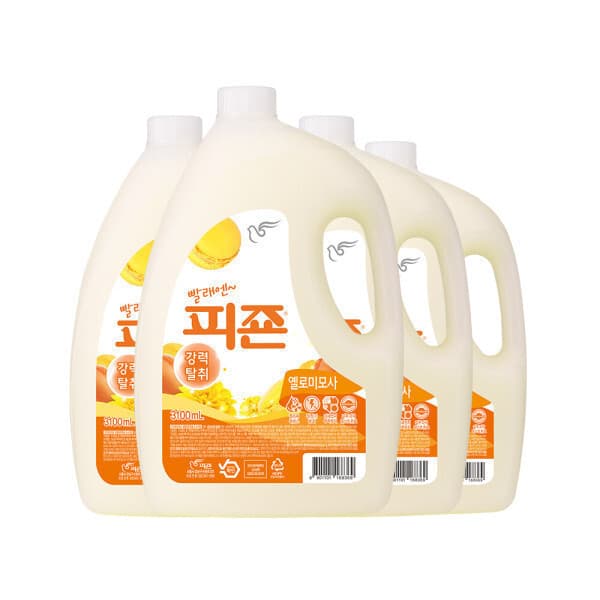 피죤-스타배송 피죤 섬유유연제 3100ml 4개