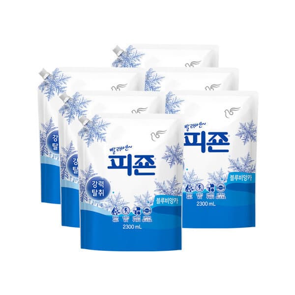 피죤-스타배송 피죤 섬유유연제 리필 2300ml 6개 블루비앙카 - 최저가 32,300원