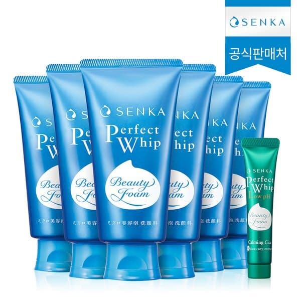 신세계몰 센카 퍼펙트휩 120g 6개 + 카밍 시카 15g - 최저가 36,740원