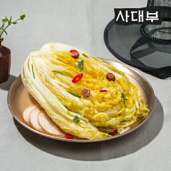 우영채널 사대부 백김치 5kg