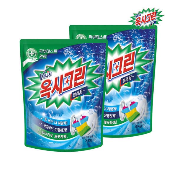 레킷코리아공식몰 옥시크린 분말 표백제 3kg x2개