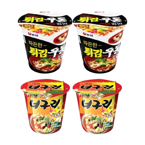 농심-스타배송 튀김우동컵12개+너구리컵12개(총24개) - 최저가 28,400원