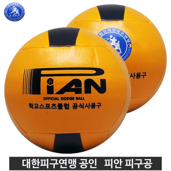 희망스포츠몰 대한피구협회 공인구 피안 피구공 - 최저가 24,100원